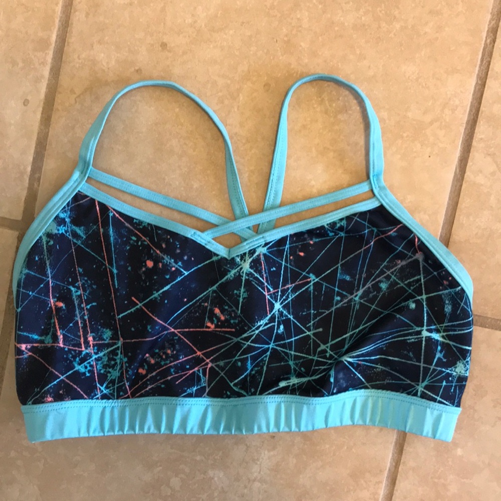 Bright Strappy Sports Bra